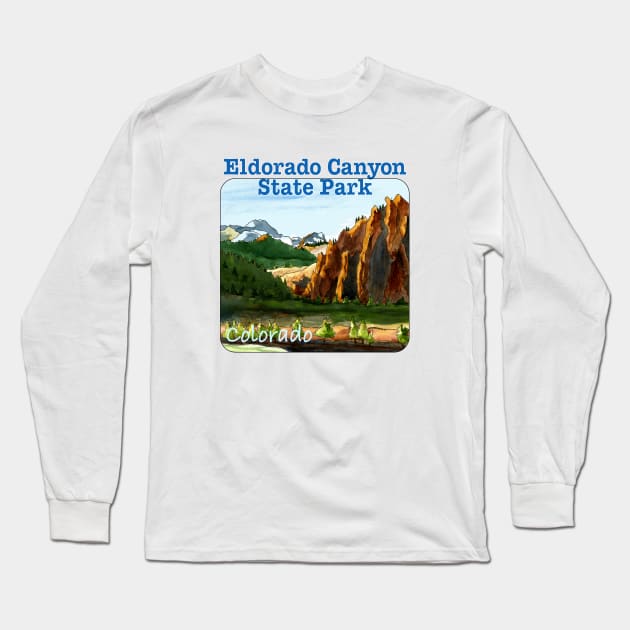 Eldorado Canyon State Park, Colorado Long Sleeve T-Shirt by MMcBuck